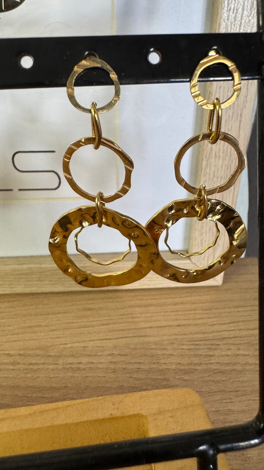 JUNE / BOUCLES D’OREILLES EN ACIER INOXYDABLE