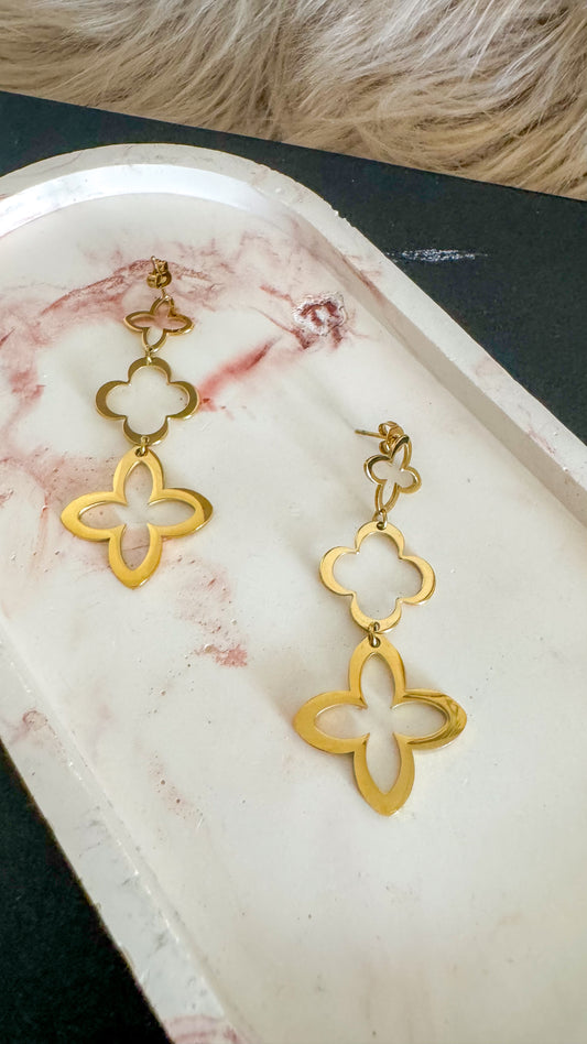 MYLANE / BOUCLES D'OREILLES EN ACIER INOXYDABLE